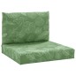 vidaXL Palettenkissen 2 Stk. Blattmuster Oxford-Gewebe vidaXL Palettenkissen 2 Stk. Blattmuster Oxford-Gewebe