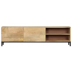 vidaXL TV-Schrank 145 x 30 x 41 cm Mango-Massivholz