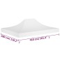 vidaXL Partyzelt-Dach 4x3 m Weiß 270 g/m² vidaXL Partyzelt-Dach 4x3 m Weiß 270 g/m²