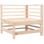 vidaXL Ecksofa mit Kissen Massivholz Kiefer vidaXL Ecksofa mit Kissen Massivholz Kiefer