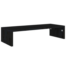 vidaXL Monitorständer Schwarz 60x23,5x12 cm Holzwerkstoff