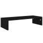 vidaXL Monitorständer Schwarz 60x23,5x12 cm Holzwerkstoff vidaXL Monitorständer Schwarz 60x23,5x12 cm Holzwerkstoff