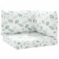 Palettenkissen 3 Stk. Blattmuster Oxford-Gewebe Palettenkissen 3 Stk. Blattmuster Oxford-Gewebe