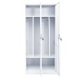 vidaXL Kleiderschrank Weiß 80x50x180 cm Stahl vidaXL Kleiderschrank Weiß 80x50x180 cm Stahl