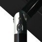 vidaXL Sonnenschirm mit Aluminium-Mast 3-lagig Schwarz 3,5 m vidaXL Sonnenschirm mit Aluminium-Mast 3-lagig Schwarz 3,5 m