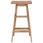 vidaXL Klappbare Barhocker 2 Stk. Massivholz Teak vidaXL Klappbare Barhocker 2 Stk. Massivholz Teak