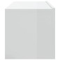 vidaXL TV-Wandschränke 2 Stk. Hochglanz-Weiß 100x30x30cm Holzwerkstoff vidaXL TV-Wandschränke 2 Stk. Hochglanz-Weiß 100x30x30cm Holzwerkstoff