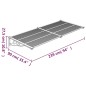 vidaXL Türvordach Grau und Transparent 239x90 cm Polycarbonat vidaXL Türvordach Grau und Transparent 239x90 cm Polycarbonat