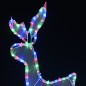 vidaXL Weihnachtsbeleuchtung Rentier und Schlitten Mesh 432 LEDs vidaXL Weihnachtsbeleuchtung Rentier und Schlitten Mesh 432 LEDs