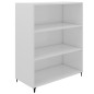 vidaXL Sideboard Hochglanz-Weiß 69,5x32,5x90 cm Holzwerkstoff vidaXL Sideboard Hochglanz-Weiß 69,5x32,5x90 cm Holzwerkstoff