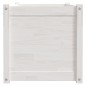 vidaXL Pflanzkübel Weiß 100x50x50 cm Massivholz Kiefer vidaXL Pflanzkübel Weiß 100x50x50 cm Massivholz Kiefer