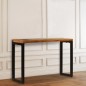 vidaXL Konsolentisch 120x35x76 cm Stahl und Altholz vidaXL Konsolentisch 120x35x76 cm Stahl und Altholz