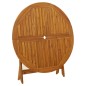 vidaXL Klappbarer Gartentisch 110 cm Massivholz Akazie vidaXL Klappbarer Gartentisch 110 cm Massivholz Akazie
