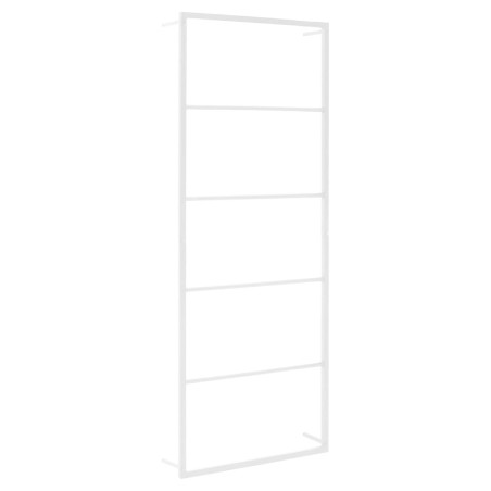 vidaXL Handtuchständer Weiß 45x10x115 cm Stahl