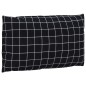 Palettenkissen 3 Stk. Schwarz Karomuster Oxford-Gewebe Palettenkissen 3 Stk. Schwarz Karomuster Oxford-Gewebe
