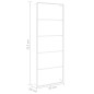 vidaXL Handtuchständer Weiß 45x10x115 cm Stahl vidaXL Handtuchständer Weiß 45x10x115 cm Stahl