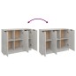 vidaXL Sideboard Betongrau 90,5x30x70 cm Holzwerkstoff vidaXL Sideboard Betongrau 90,5x30x70 cm Holzwerkstoff