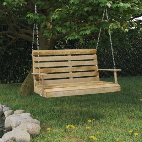 vidaXL Schaukelbank 110 cm Imprägniertes Kiefernholz