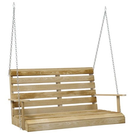 vidaXL Schaukelbank 110 cm Imprägniertes Kiefernholz
