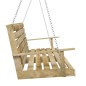 vidaXL Schaukelbank 110 cm Imprägniertes Kiefernholz vidaXL Schaukelbank 110 cm Imprägniertes Kiefernholz