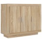 vidaXL Sideboard Sonoma-Eiche 92x35x75 cm Holzwerkstoff vidaXL Sideboard Sonoma-Eiche 92x35x75 cm Holzwerkstoff