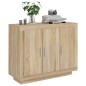 vidaXL Sideboard Sonoma-Eiche 92x35x75 cm Holzwerkstoff vidaXL Sideboard Sonoma-Eiche 92x35x75 cm Holzwerkstoff