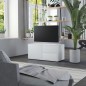 vidaXL TV-Schrank Weiß 80x34x36 cm Holzwerkstoff vidaXL TV-Schrank Weiß 80x34x36 cm Holzwerkstoff