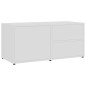 vidaXL TV-Schrank Weiß 80x34x36 cm Holzwerkstoff vidaXL TV-Schrank Weiß 80x34x36 cm Holzwerkstoff