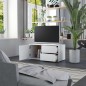 vidaXL TV-Schrank Weiß 80x34x36 cm Holzwerkstoff vidaXL TV-Schrank Weiß 80x34x36 cm Holzwerkstoff