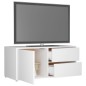 vidaXL TV-Schrank Weiß 80x34x36 cm Holzwerkstoff vidaXL TV-Schrank Weiß 80x34x36 cm Holzwerkstoff