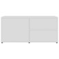 vidaXL TV-Schrank Weiß 80x34x36 cm Holzwerkstoff vidaXL TV-Schrank Weiß 80x34x36 cm Holzwerkstoff