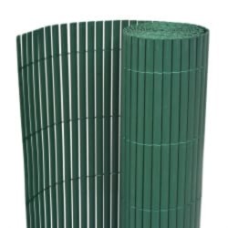 vidaXL Gartenzaun Doppelseitig 110x300 cm Grün