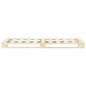 vidaXL Palettenbett Massivholz Kiefer 120×200 cm vidaXL Palettenbett Massivholz Kiefer 120×200 cm