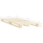 vidaXL Palettenbett Massivholz Kiefer 120×200 cm vidaXL Palettenbett Massivholz Kiefer 120×200 cm