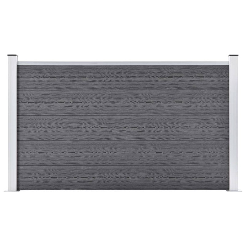 vidaXL Gartenzaun WPC 180×105 cm Grau vidaXL Gartenzaun WPC 180×105 cm Grau