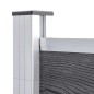 vidaXL Gartenzaun WPC 180×105 cm Grau vidaXL Gartenzaun WPC 180×105 cm Grau