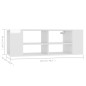 vidaXL TV-Wandschrank Hochglanz-Weiß 102x35x35 cm Holzwerkstoff vidaXL TV-Wandschrank Hochglanz-Weiß 102x35x35 cm Holzwerkstoff
