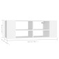 vidaXL TV-Wandschrank Weiß 102x35x35 cm Holzwerkstoff vidaXL TV-Wandschrank Weiß 102x35x35 cm Holzwerkstoff