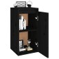 vidaXL Wandschränke 2 Stk. Schwarz 30x30x60 cm Massivholz Kiefer vidaXL Wandschränke 2 Stk. Schwarz 30x30x60 cm Massivholz Kiefer