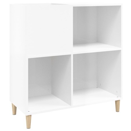 vidaXL Plattenschrank Hochglanz-Weiß 84,5x38x89 cm Holzwerkstoff