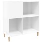 vidaXL Plattenschrank Hochglanz-Weiß 84,5x38x89 cm Holzwerkstoff vidaXL Plattenschrank Hochglanz-Weiß 84,5x38x89 cm Holzwerkstoff