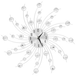vidaXL Wanduhr mit Quarzwerk Modernes Design 50 cm
