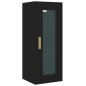 vidaXL Hängeschrank Schwarz 34,5x34x90 cm vidaXL Hängeschrank Schwarz 34,5x34x90 cm