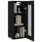 vidaXL Hängeschrank Schwarz 34,5x34x90 cm vidaXL Hängeschrank Schwarz 34,5x34x90 cm