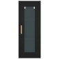 vidaXL Hängeschrank Schwarz 34,5x34x90 cm vidaXL Hängeschrank Schwarz 34,5x34x90 cm