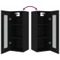 vidaXL Hängeschrank Schwarz 34,5x34x90 cm vidaXL Hängeschrank Schwarz 34,5x34x90 cm