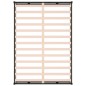 vidaXL Massivholzbett Schwarz 120x200 cm vidaXL Massivholzbett Schwarz 120x200 cm