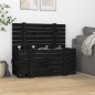 vidaXL Truhe Schwarz 91x40,5x42 cm Massivholz Kiefer vidaXL Truhe Schwarz 91x40,5x42 cm Massivholz Kiefer