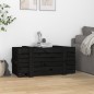 vidaXL Truhe Schwarz 91x40,5x42 cm Massivholz Kiefer vidaXL Truhe Schwarz 91x40,5x42 cm Massivholz Kiefer
