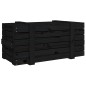 vidaXL Truhe Schwarz 91x40,5x42 cm Massivholz Kiefer vidaXL Truhe Schwarz 91x40,5x42 cm Massivholz Kiefer
